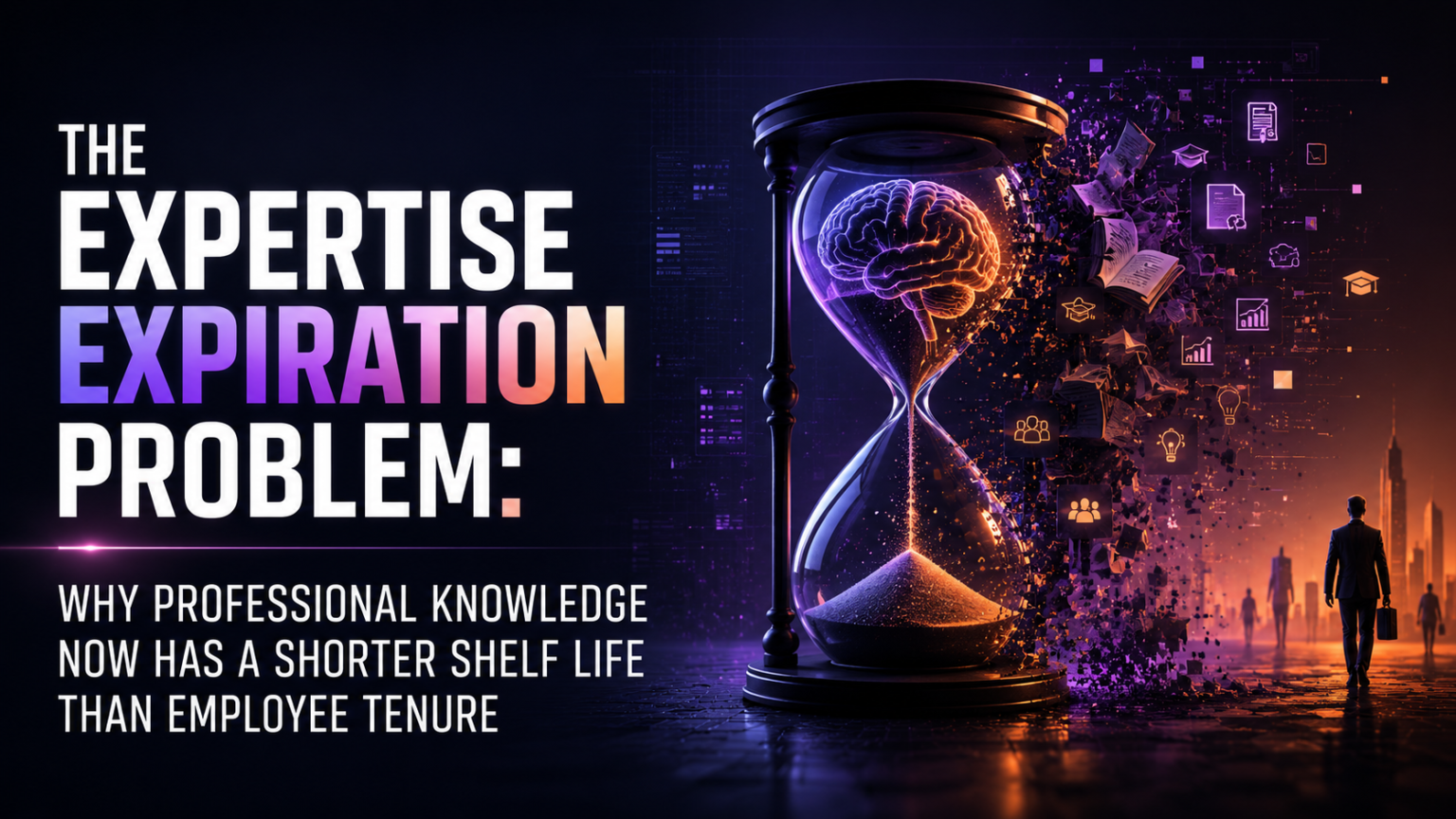 The Expertise Expiration Problem: Why Professional Knowledge Now Has a Shorter Shelf Life Than Employee Tenure
