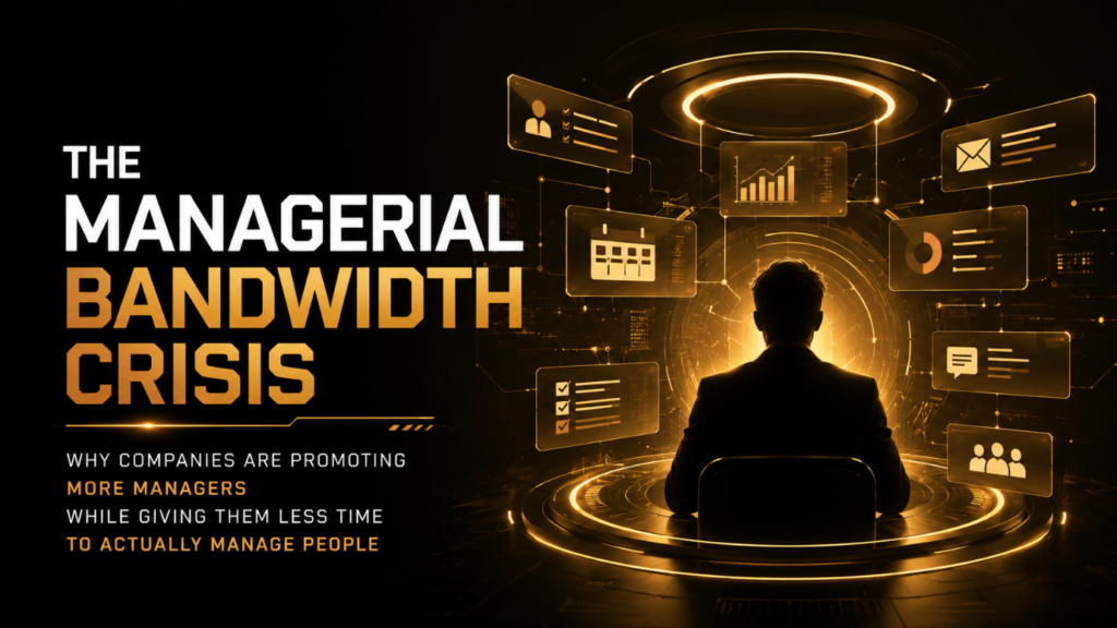 Managerial bandwidth in modern workplace management