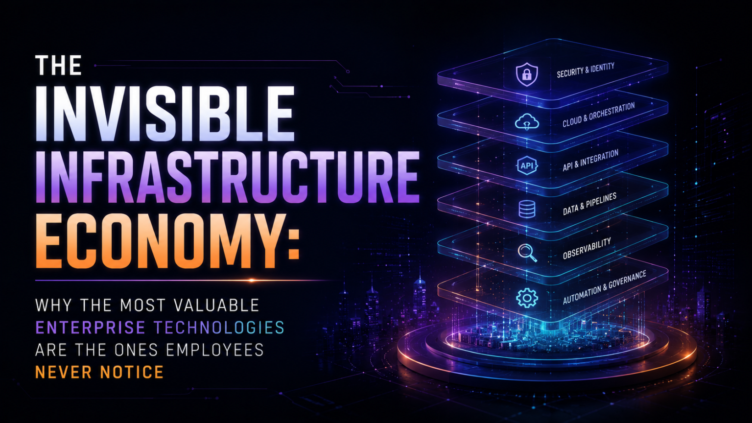 The Invisible Infrastructure Economy: Why the Most Valuable Enterprise Technologies Are the Ones Employees Never Notice
